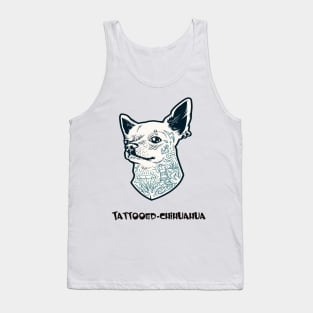 Tattooed chihuahua Tank Top